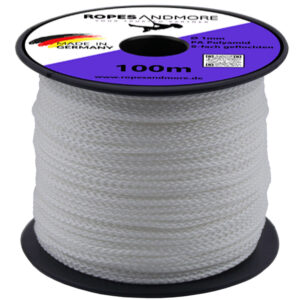 Corde en polyamide Corde en nylon PA Ø1mm 8-fois tressée 100m Made in Germany