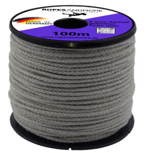 Corde de chanvre Ø2mm 8-fois tressée produit naturel de haute qualité 100m