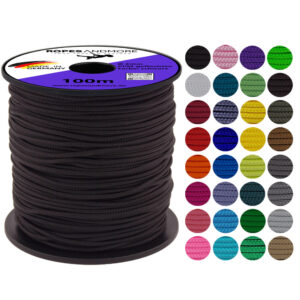 Corde en polypropylène PPM corde Ø2mm 16-fois tressée 100m 34 Couleurs