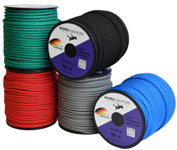 Cordon universel Ø4mm Cordon 8-fois tressé 50m de cordon