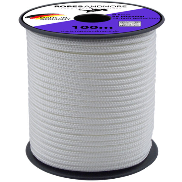Corde en polyamide Corde en nylon PA Ø5mm 16-fois tressée Made in Germany