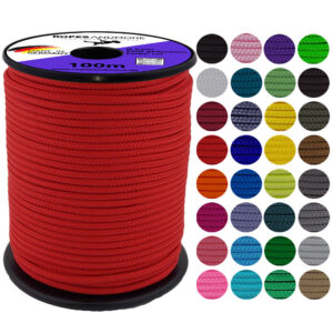 Corde en polypropylène PPM corde Ø5mm 16-fois tressée 34 Couleurs