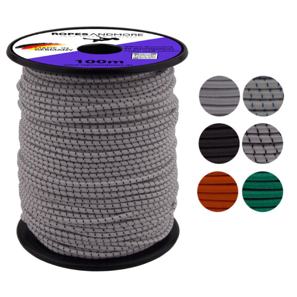 Corde élastique PP polypropylène Ø6mm gaine tressée