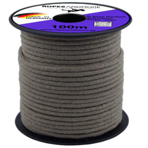 Corde de chanvre Ø6mm 16-fois tressée produit naturel de haute qualité