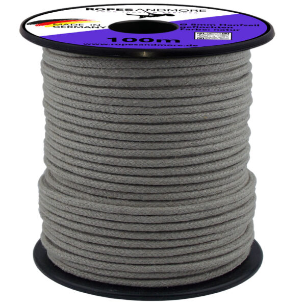 Hanfseil Ø8mm 16-fach geflochten hochwertiges Naturprodukt