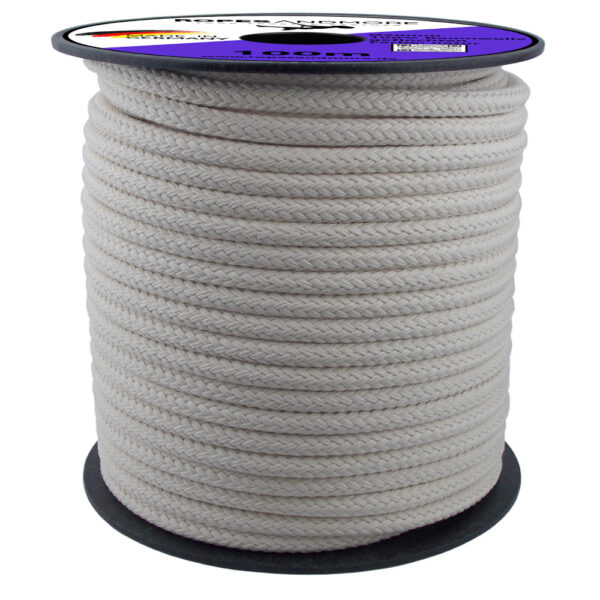 Baumwollseil Ø20mm 16-fach geflochten 100% Baumwolle