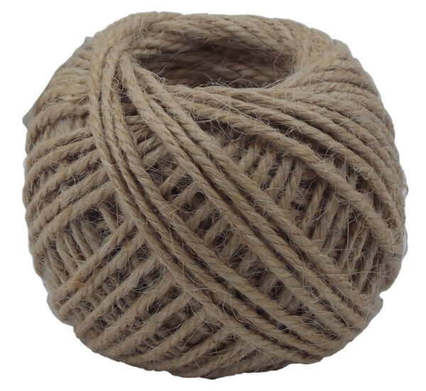 Ficelle de jute Ficelle pour paquets Ficelle de jute 35m Set produit naturel