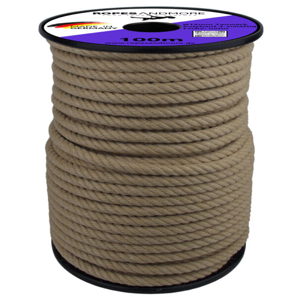 Corde en polychanvre Spleitex Ø12mm 4 torons torsadés - vendu au mètre / 100m