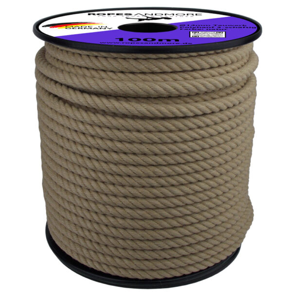 Corde en polychanvre Spleitex Ø14mm 4 torons torsadés marchandise au mètre/ 100m
