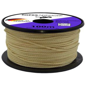 Corde aramide Kevlar Ø0,9mm 6 fois tressée 100m