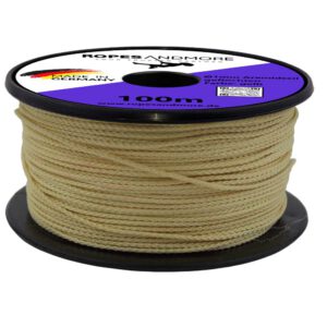 Corde aramide Kevlar Ø1mm 16-fois tressée 100m