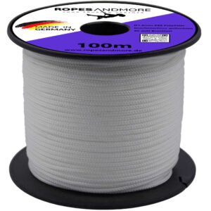 Corde de cerf-volant corde en polyester PES Ø1,6mm tressée 100m