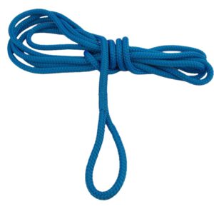 Corde en polyester PES Ø6mm gaine centrale tressée avec épissure d'un côté différentes longueurs