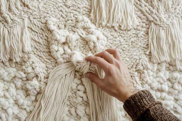 Corde en coton Ø2mm 8-fois tressée 100% coton 100m – Image 2
