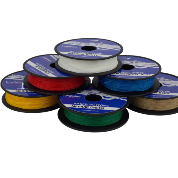 Fil de gréement PES Polyester Ø0,9mm 50m ciré pour amarres, cordes, cordages Qualité Premium