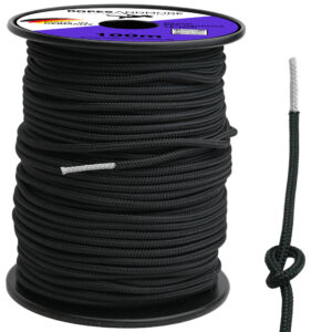 Corde Dyneema® 5 mm avec gaine polyester - haute résistance, résistante aux UV, Made in Germany (1-100 m)