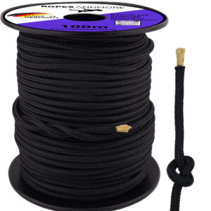 Corde en Kevlar 10mm - Corde à faible allongement, haute résistance et charge de rupture élevée - Idéal pour les charges extrêmes