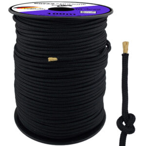 Câble Kevlar 4mm - Câble spécial robuste avec une charge de rupture élevée & un allongement minimal - Idéal pour les applications industrielles - 100m