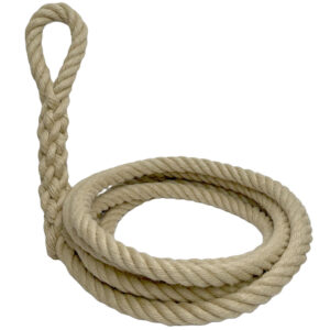 Polyhanf Kletterseil mit Schlaufe – Ø16 mm – witterungsbeständig – 1,5 m bis 4 m – ideal für Garten, Spielplatz & Bau