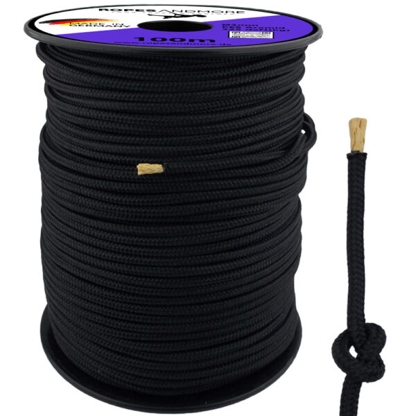 Corde en Kevlar 3 mm - Corde en polyester avec âme en aramide - Corde spéciale avec haute charge de rupture & résistance à la chaleur